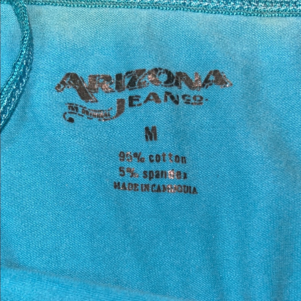 Arizona Jean Company Turquoise Camisole - Picture 2 of 5